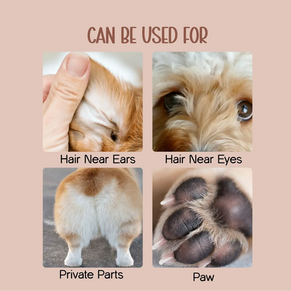 TrimEase Paw Trimmer | Precise & Gentle Grooming For Pets | Rechargeable & Safe - Tilting Heads