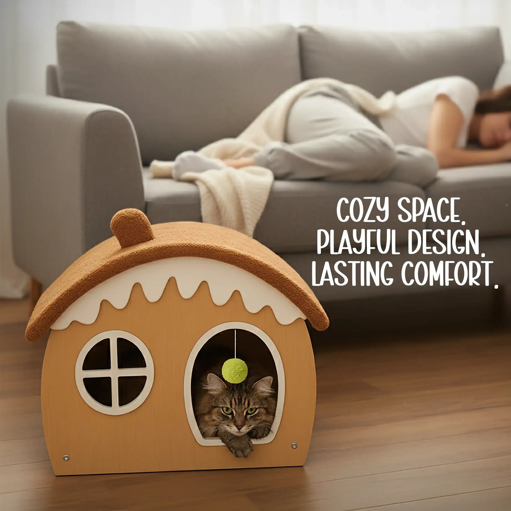 CozmoHaus – A Cute, Cozy Home for Your Pet’s Play & Rest Time - Tilting Heads