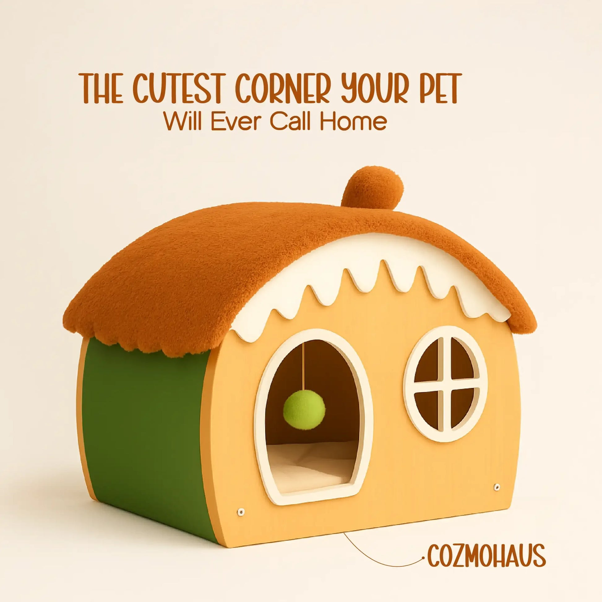 CozmoHaus – A Cute, Cozy Home for Your Pet’s Play & Rest Time - Tilting Heads
