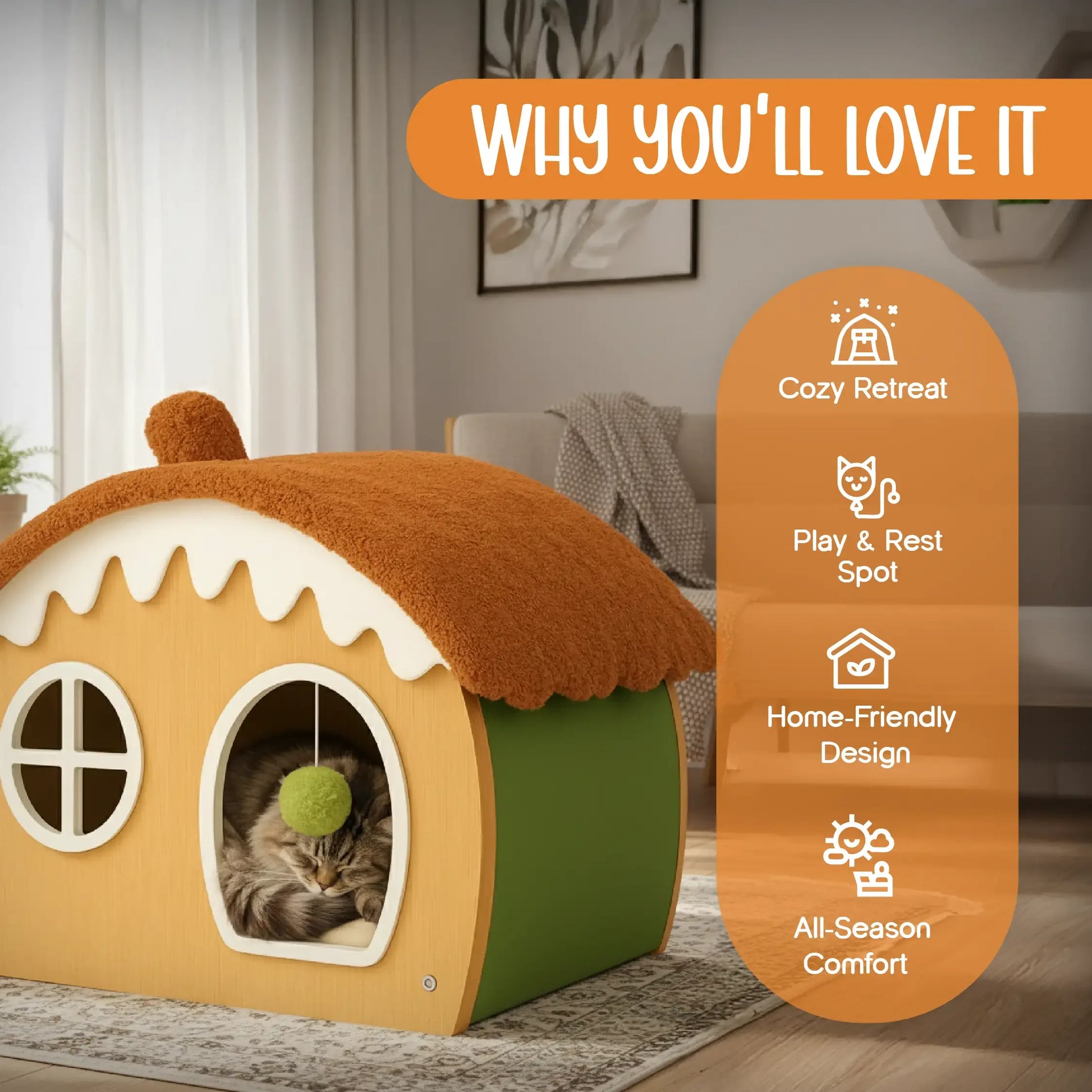 CozmoHaus – A Cute, Cozy Home for Your Pet’s Play & Rest Time - Tilting Heads