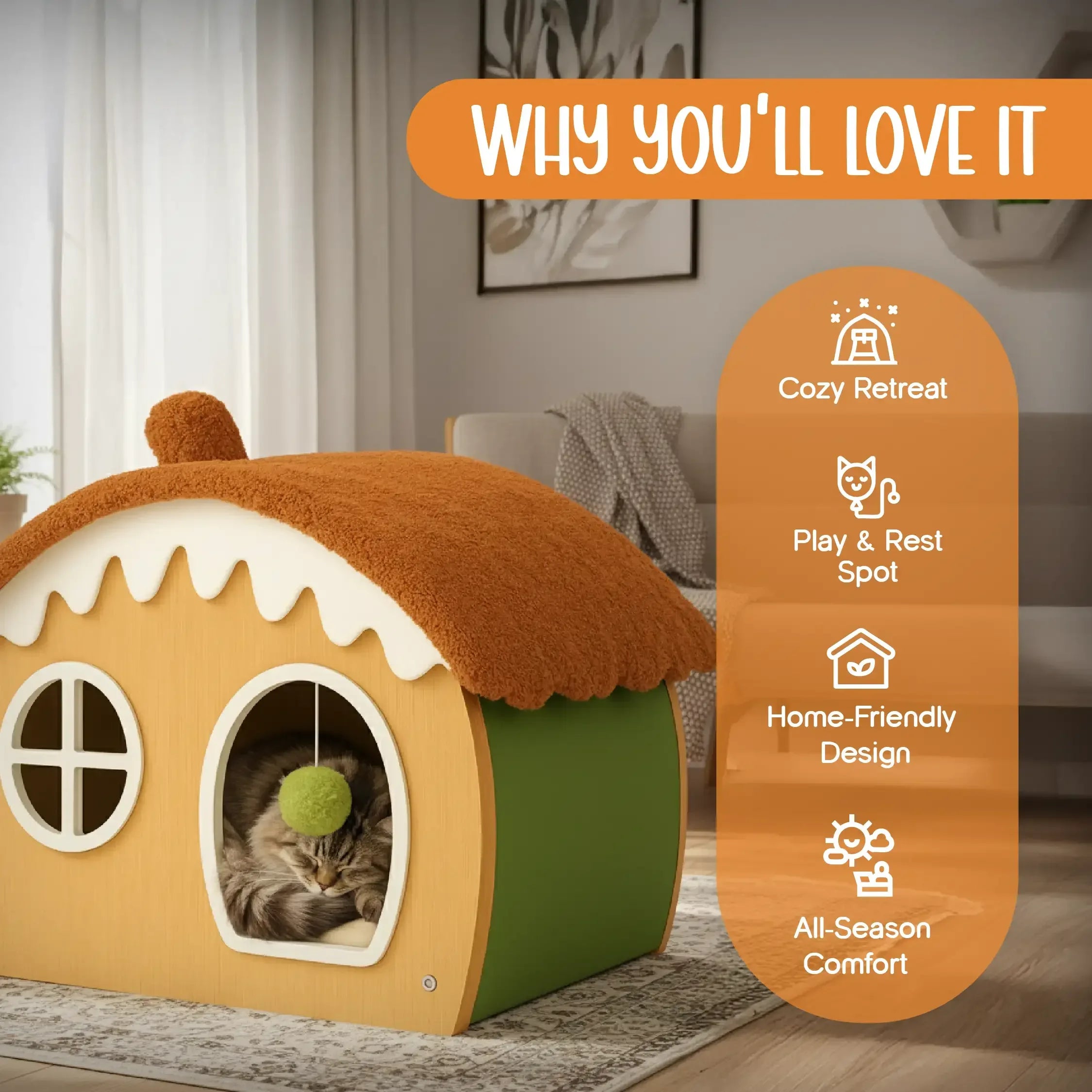 CozmoHaus – A Cute, Cozy Home for Your Pet’s Play & Rest Time - Tilting Heads