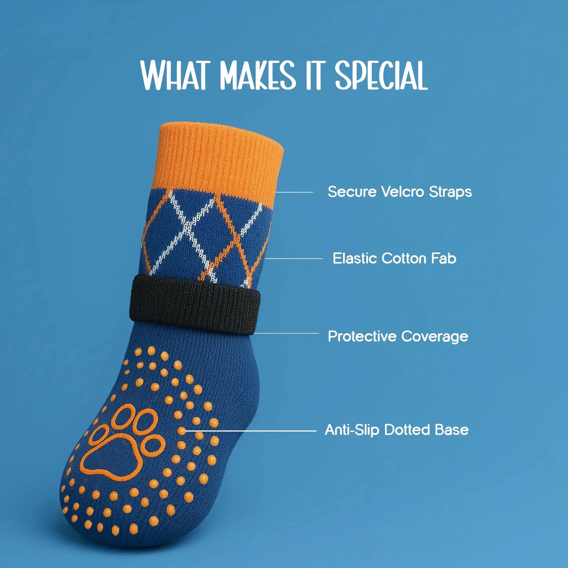 TreadCore Pet Socks – Anti-Slip Comfort for Safe Paws - Tilting Heads