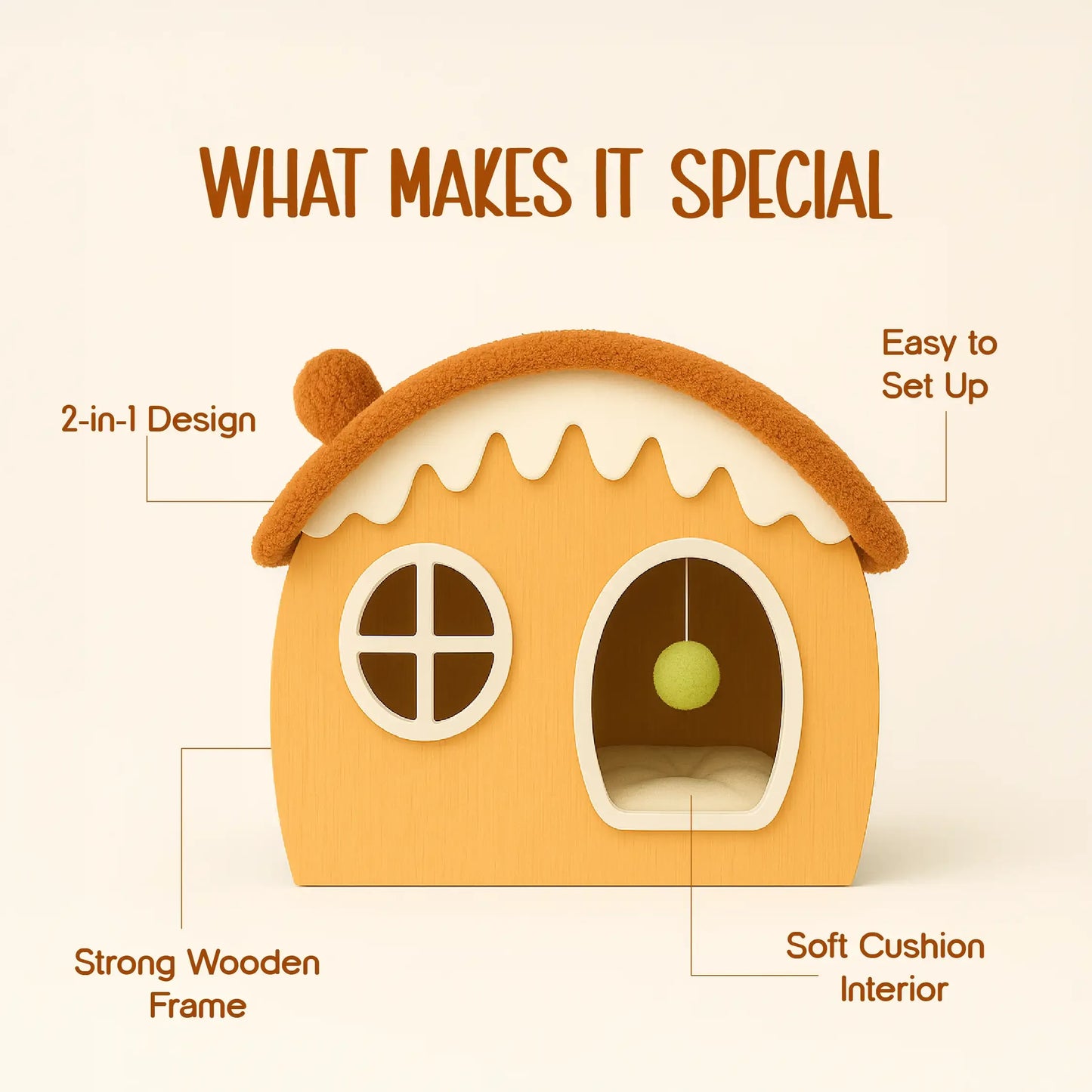 CozmoHaus – A Cute, Cozy Home for Your Pet’s Play & Rest Time - Tilting Heads