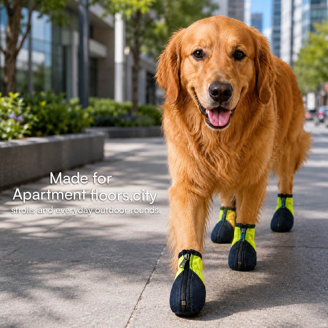 BlueJay Sneaks | Denim Pet Boots | Non-Slip Comfort, Snug Everyday Fit