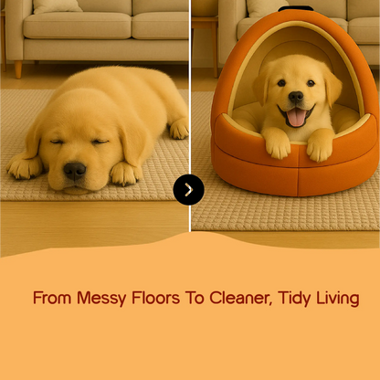 NestlePet Bed | Premium Velvet Touch with Removable Cushion