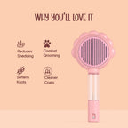 SleekSpritz Brush – The 2-in-1 Mist Grooming Tool for Softer, Shed-Free Coats - Tilting Heads