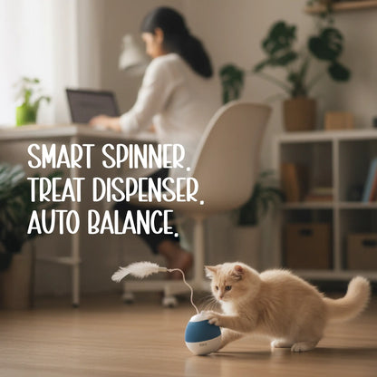 AutoWhirl Spinner – Smart Treat Dispenser for Cats