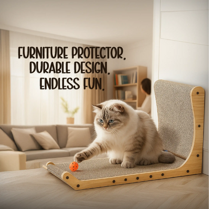 ScratchSpire – Smart Scratch Board for Active Cats & Furniture Protection