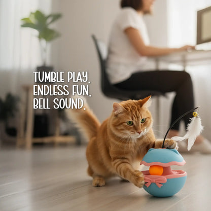BellBop Toy – A Rolling Bell Toy That Keeps Cats Active & Happy - Tilting Heads