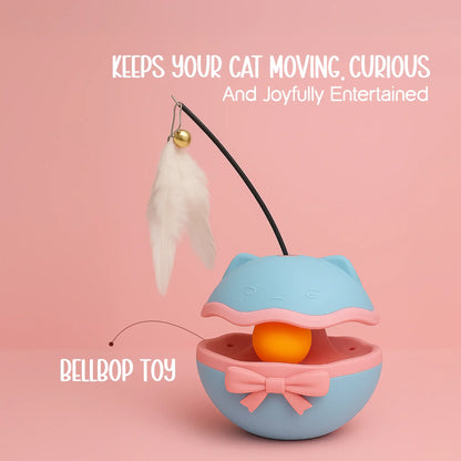 BellBop Toy – A Rolling Bell Toy That Keeps Cats Active & Happy - Tilting Heads