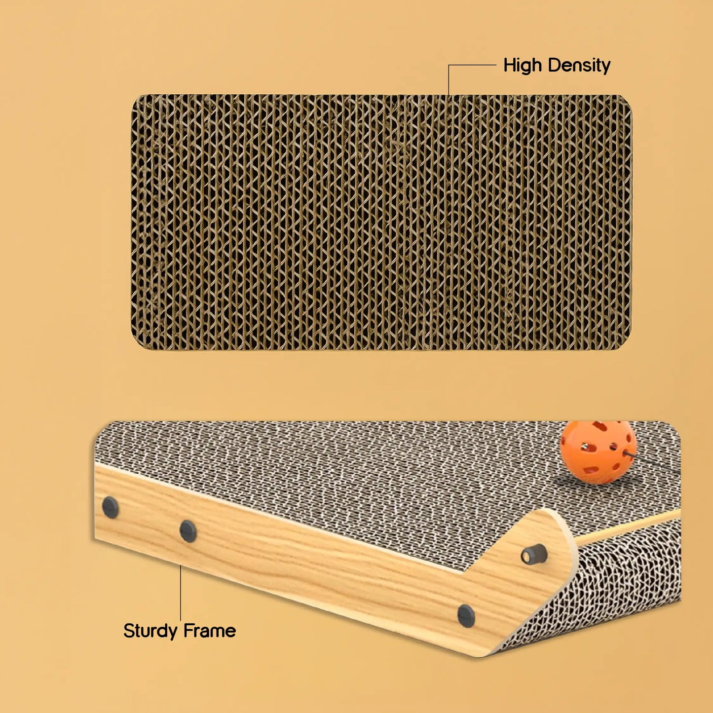 ScratchSpire – Smart Scratch Board for Active Cats & Furniture Protection