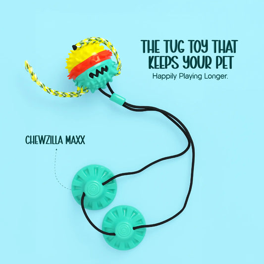 Chewzilla Maxx – The Ultimate Tug & Chew Toy for High-Energy Dogs