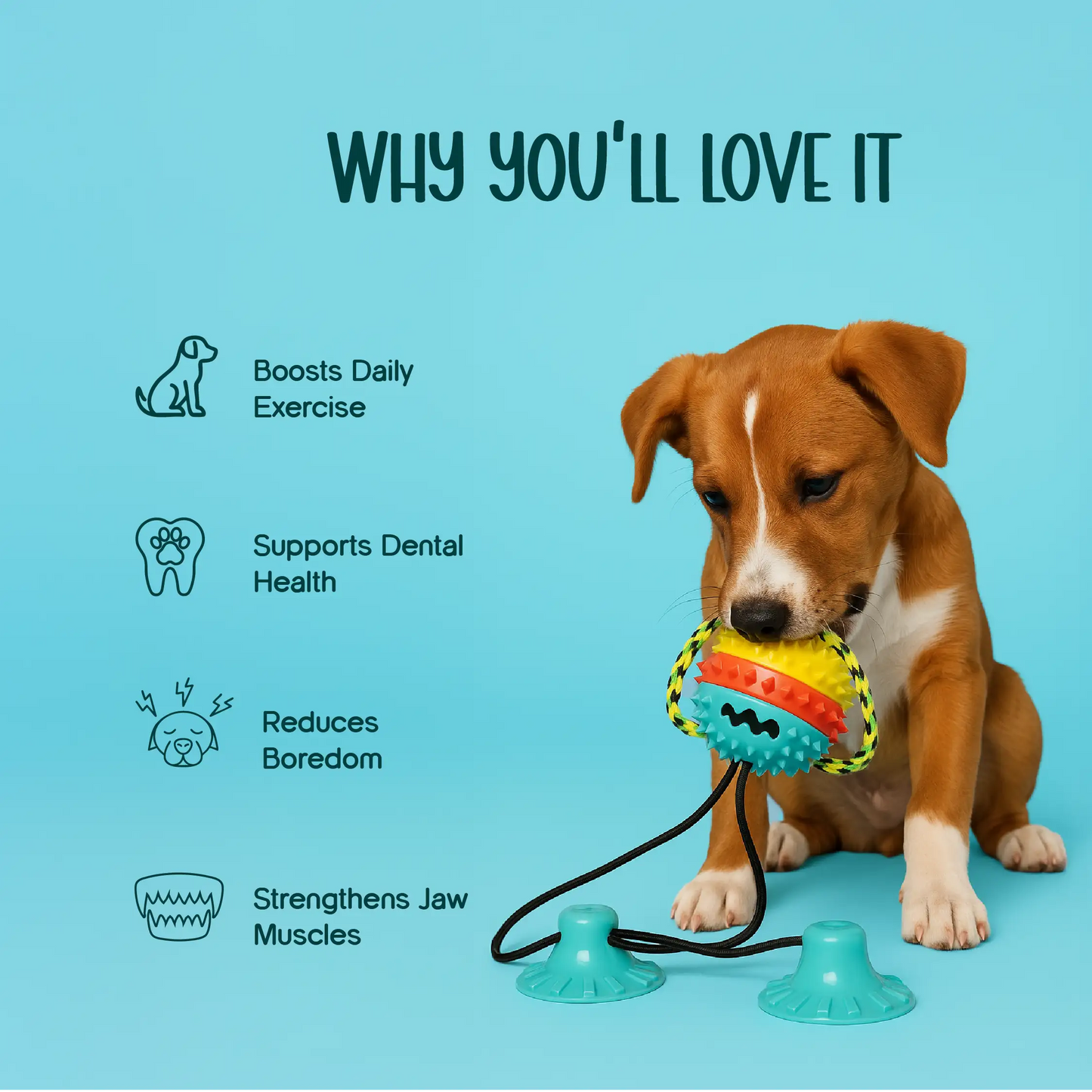 Chewzilla Maxx – The Ultimate Tug & Chew Toy for High-Energy Dogs
