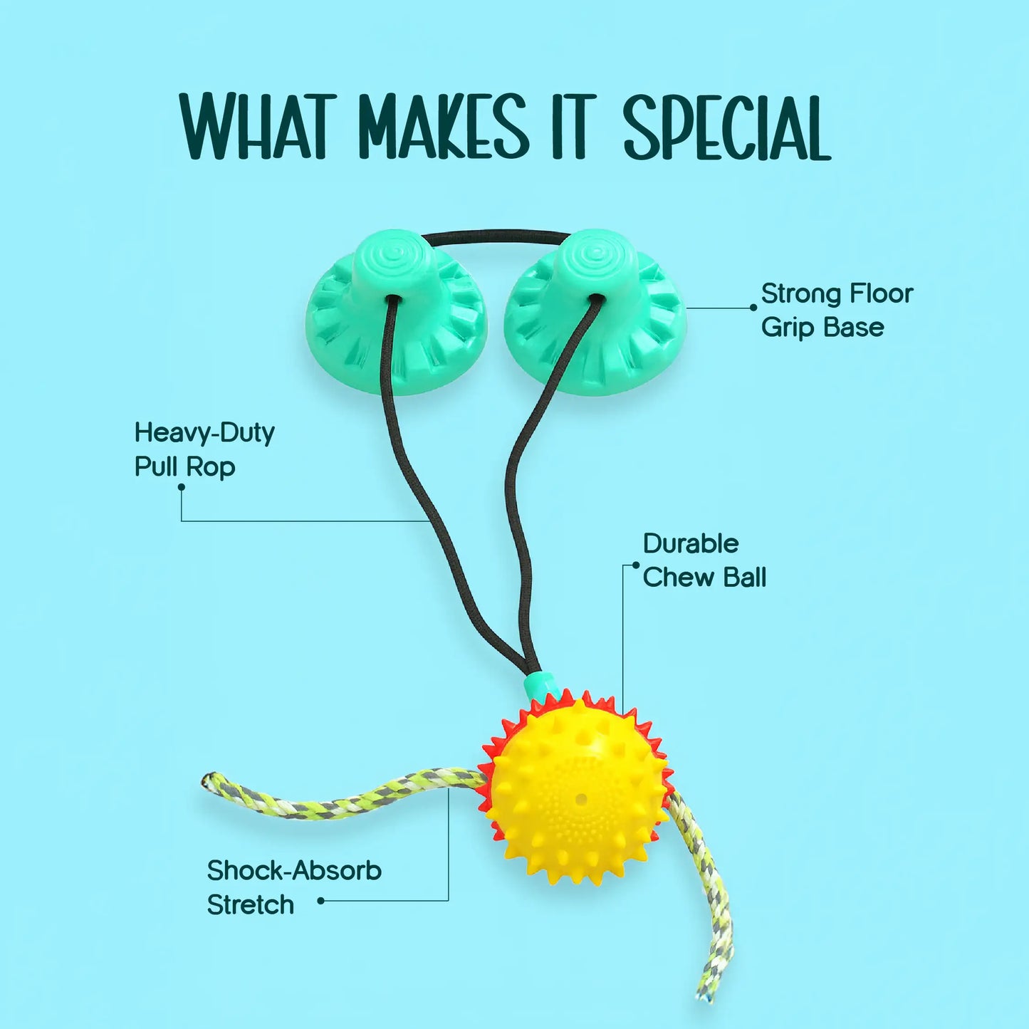 Chewzilla Maxx – The Ultimate Tug & Chew Toy for High-Energy Dogs