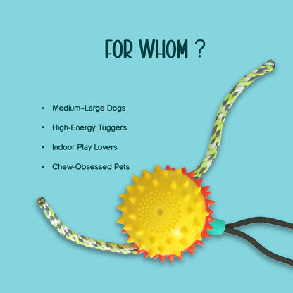 Chewzilla Maxx – The Ultimate Tug & Chew Toy for High-Energy Dogs