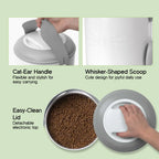 Nutriseal vault -Catit Pixi Smart Vacuum - Sealed Food Storage | Perfect Vaccum Food Storage Option - Tilting Heads