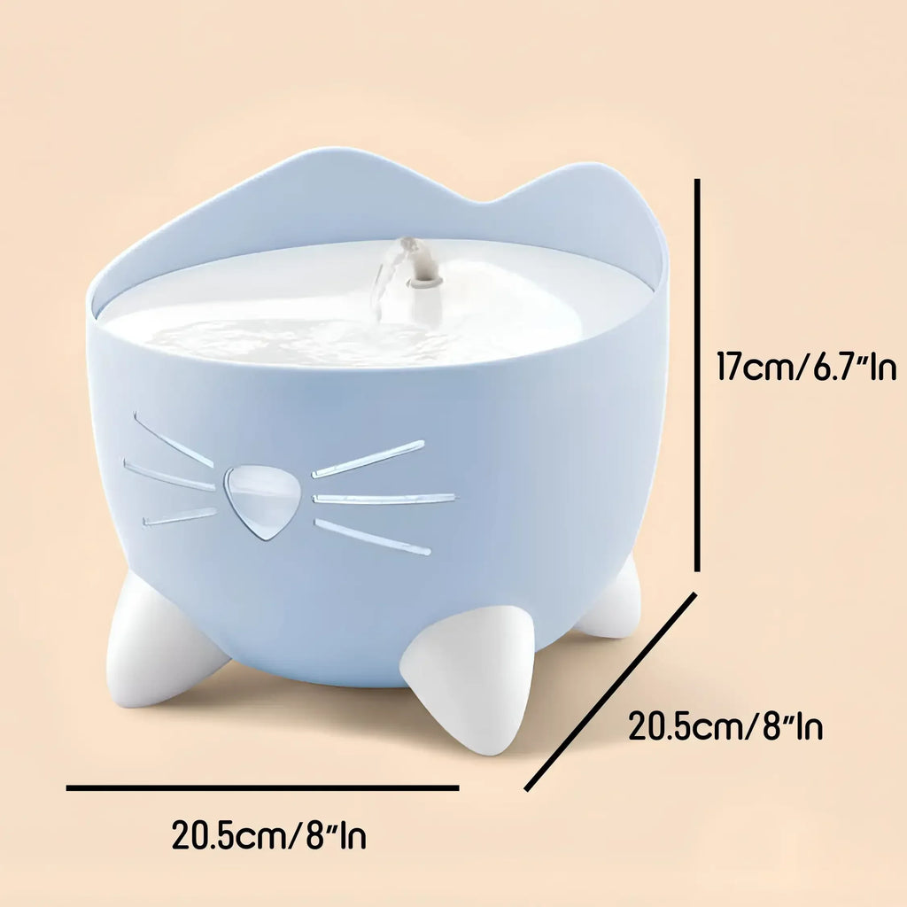 Vitalwhisk fountain-Catit Pixi Water Drinking Fountains | Triple-Filtered Hydration | Silent & Safe that Prevents Your Cats From KIdney And Bladder Issues - Tilting Heads