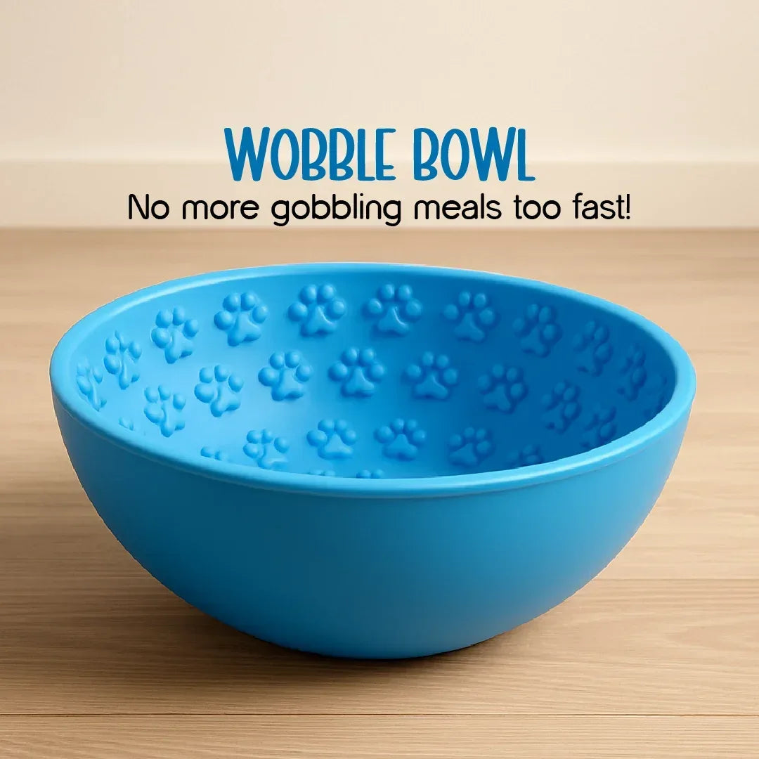 Wobble Bowl – Slow Feeding Made Fun for Healthy, Happy Pets - Tilting Heads