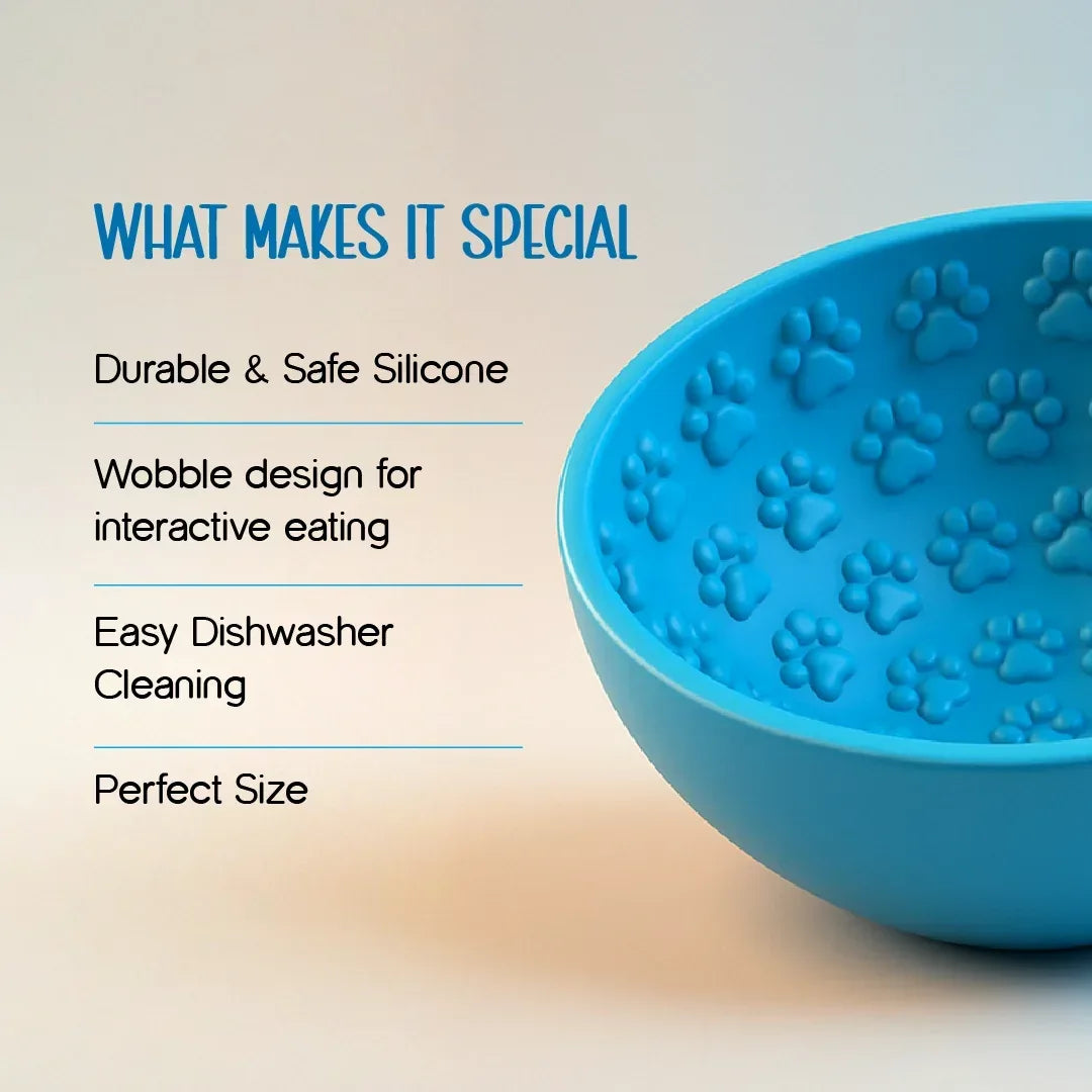 Wobble Bowl – Slow Feeding Made Fun for Healthy, Happy Pets - Tilting Heads
