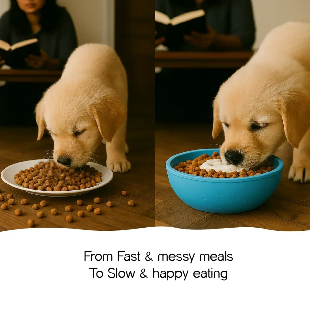 Wobble Bowl – Slow Feeding Made Fun for Healthy, Happy Pets - Tilting Heads