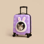 Wander Whiskers | Suitcase-Style Pet Carrier | Air-Comfy Travel