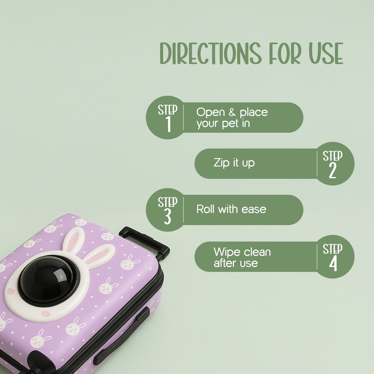 Wander Whiskers | Suitcase-Style Pet Carrier | Air-Comfy Travel