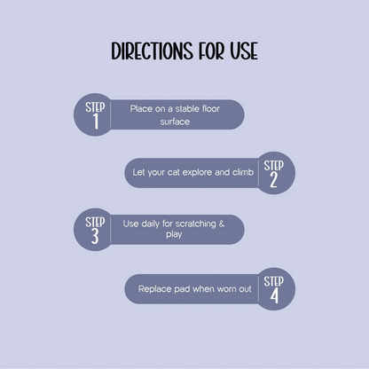 Zen Curve Scratcher – Multifunction Wooden Cat Scratch & Lounge