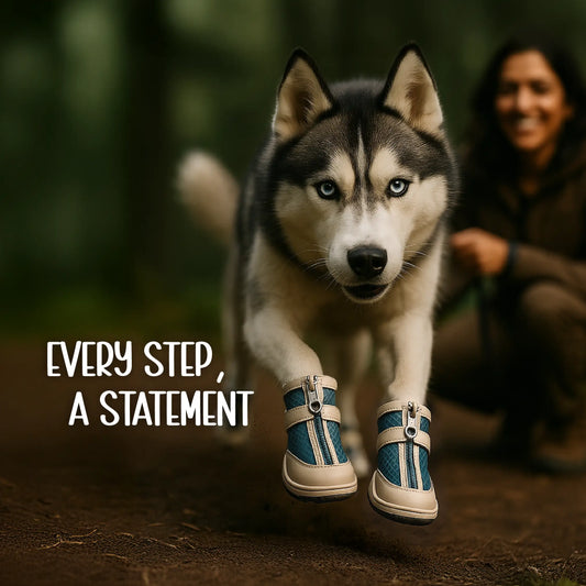 Zoomie Boots – Secure Fit with Zipper & Strap | All-Terrain Paw Safety