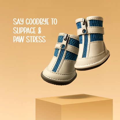 Zoomie Boots – Secure Fit with Zipper & Strap | All-Terrain Paw Safety