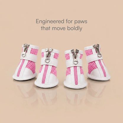 Zoomie Boots – Secure Fit with Zipper & Strap | All-Terrain Paw Safety