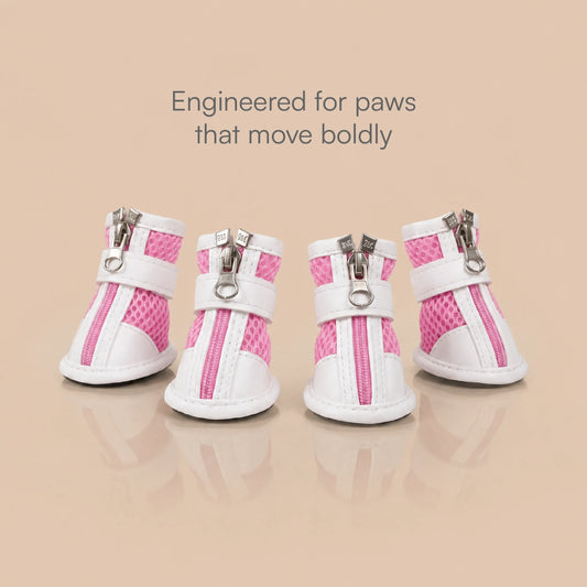 Zoomie Boots – Secure Fit with Zipper & Strap | All-Terrain Paw Safety
