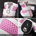 Zoomie Boots – Secure Fit with Zipper & Strap | All-Terrain Paw Safety