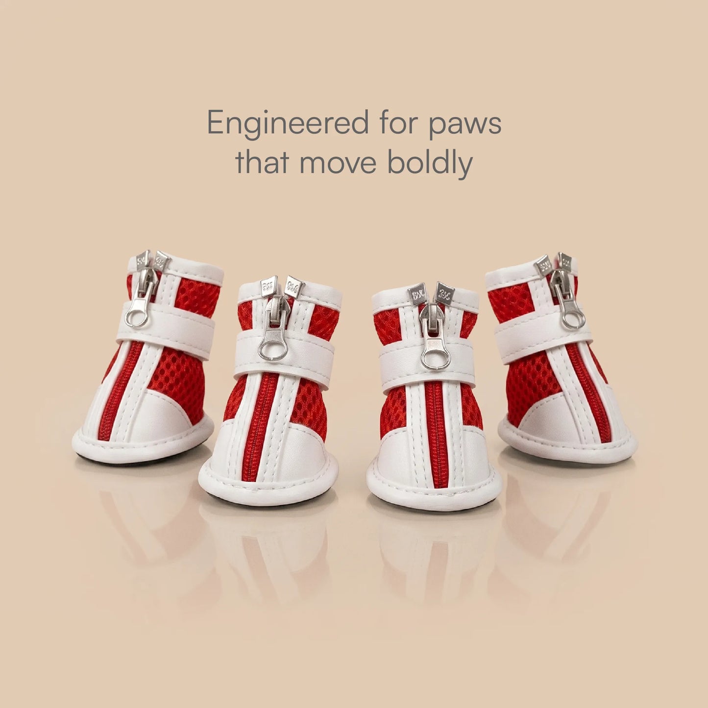 Zoomie Boots – Secure Fit with Zipper & Strap | All-Terrain Paw Safety