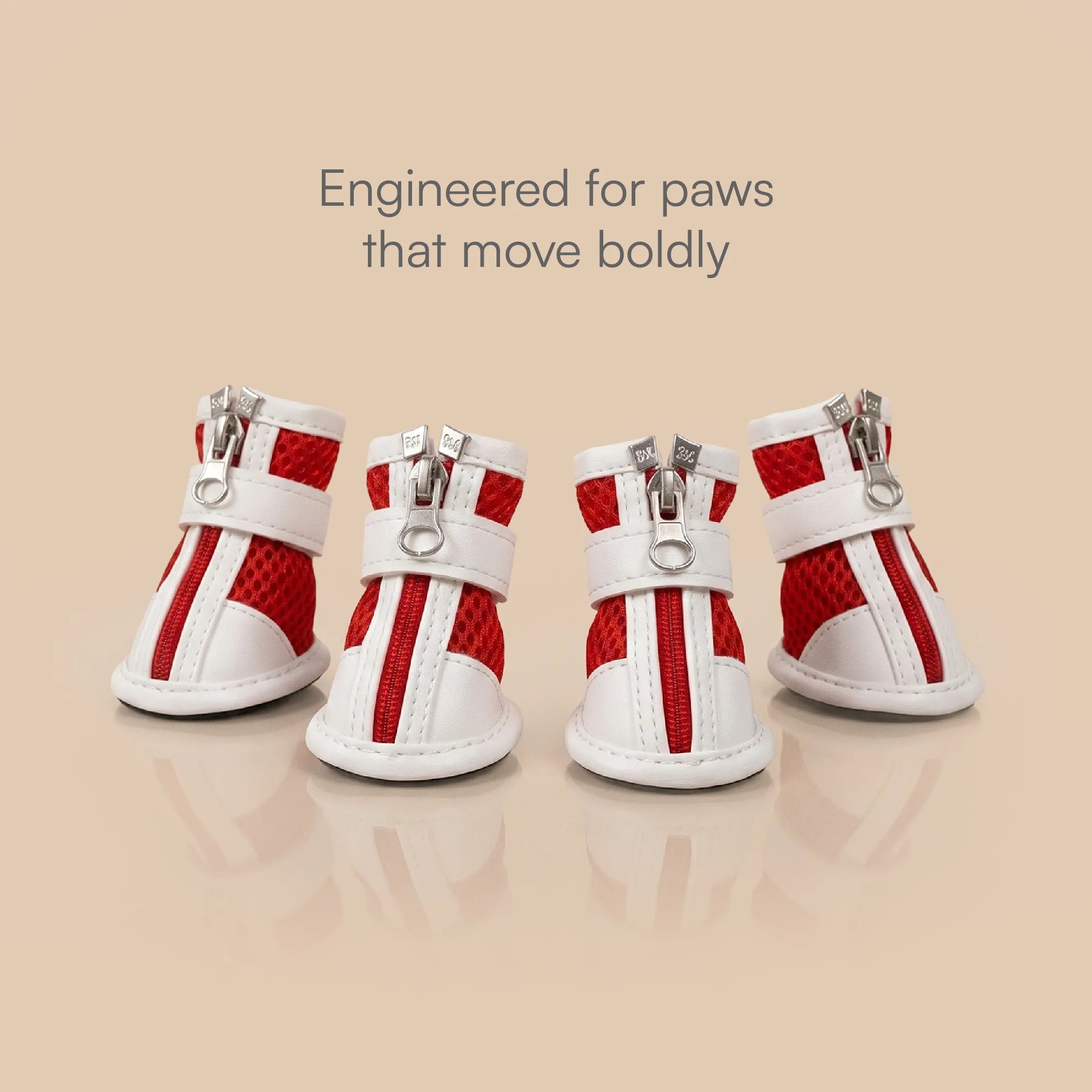 Zoomie Boots – Secure Fit with Zipper & Strap | All-Terrain Paw Safety