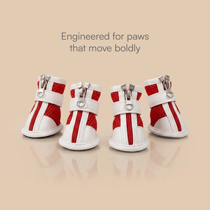 Zoomie Boots – Secure Fit with Zipper & Strap | All-Terrain Paw Safety