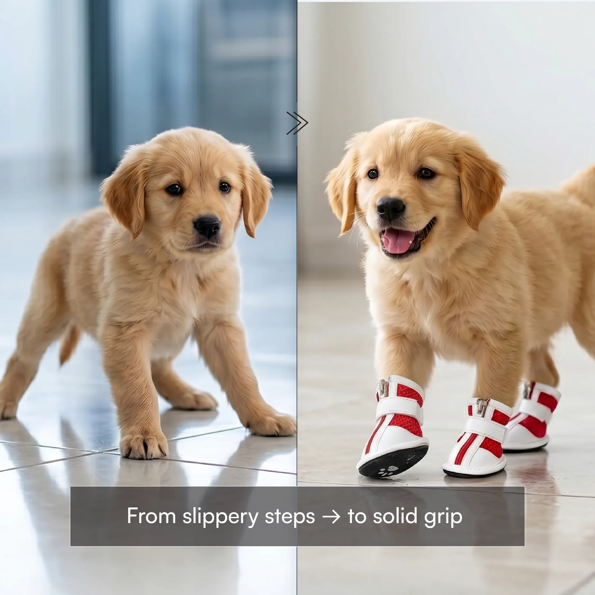 Zoomie Boots – Secure Fit with Zipper & Strap | All-Terrain Paw Safety
