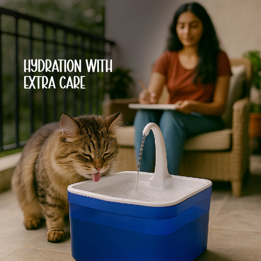 AquaGlow Fountain | Smart Water Dispenser | Designed for Cats & Small Dogs