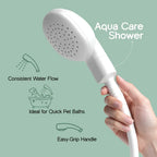 Aqua Care Shower | Pet Shower Head | Bathing & Grooming Tool - Tilting Heads