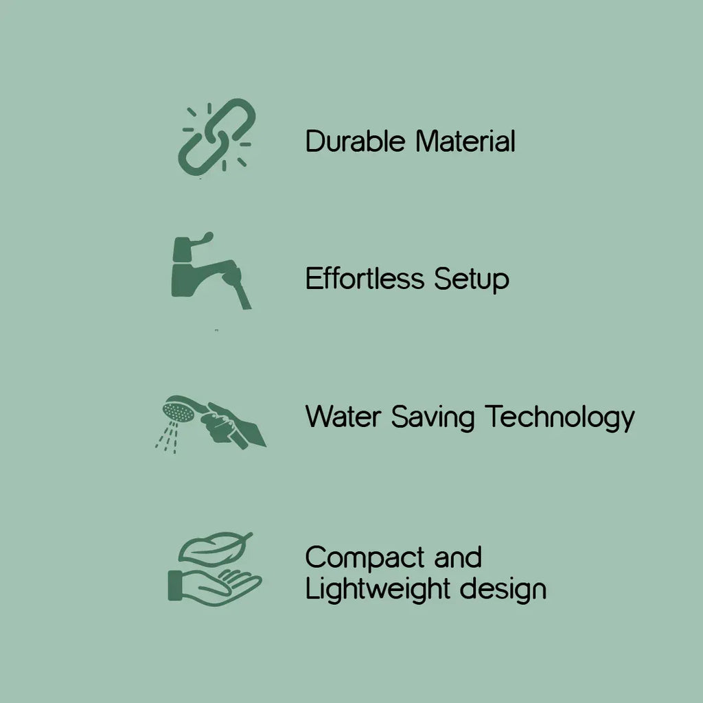 Aqua Care Shower | Pet Shower Head | Bathing & Grooming Tool - Tilting Heads