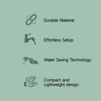 Aqua Care Shower | Pet Shower Head | Bathing & Grooming Tool - Tilting Heads