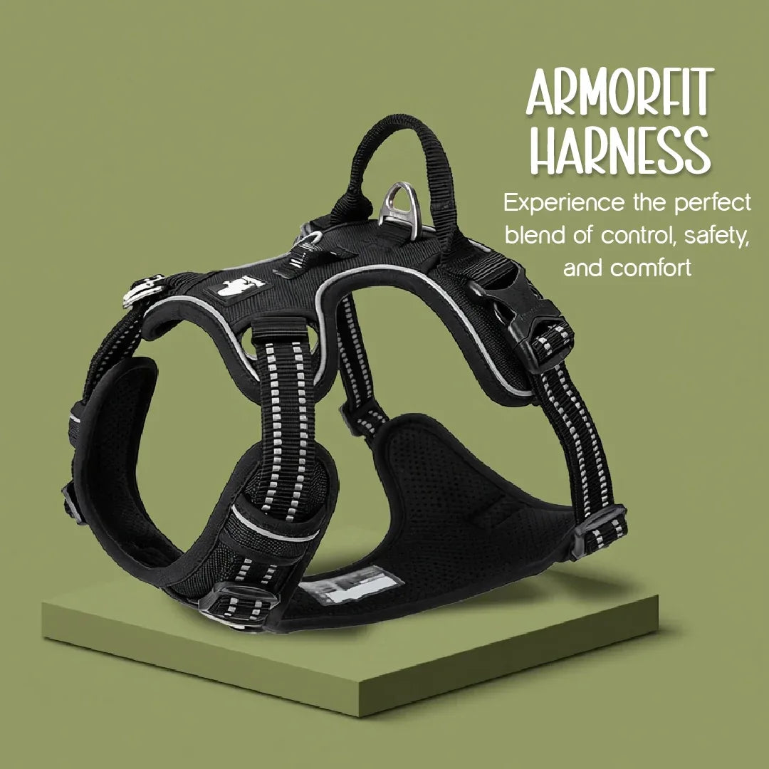 ArmorFit Harness – No-Pull Dog Harness for Strong, Safe Walks - Tilting Heads