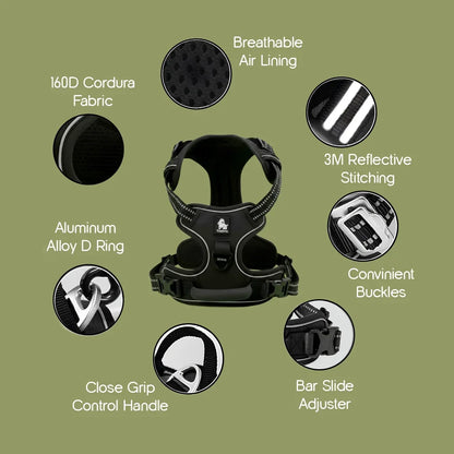 ArmorFit Harness – No-Pull Dog Harness for Strong, Safe Walks - Tilting Heads