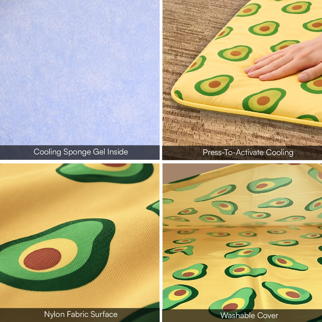 AvoCool Mat – Self-Cooling Gel Mat for Dogs & Cats