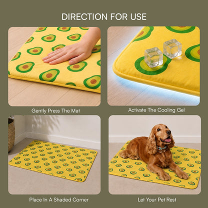 AvoCool Mat – Self-Cooling Gel Mat for Dogs & Cats