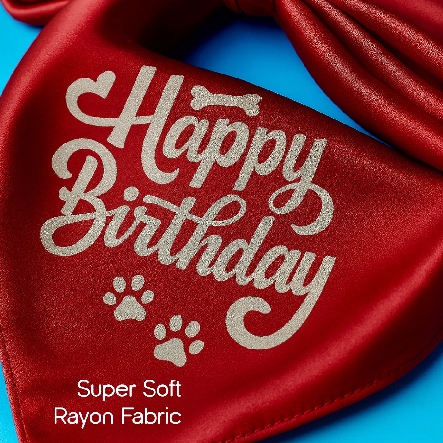 Birthday Bling Bandana – Soft, Stylish & Perfect for Celebration Pics