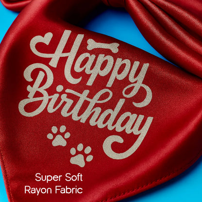 Birthday Bling Bandana – Soft, Stylish & Perfect for Celebration Pics