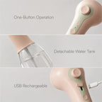 BathEase Brush – 2-in-1 Bath Brush & Shampoo Dispenser | Includes Tick & Flea Shampoo(500ml)