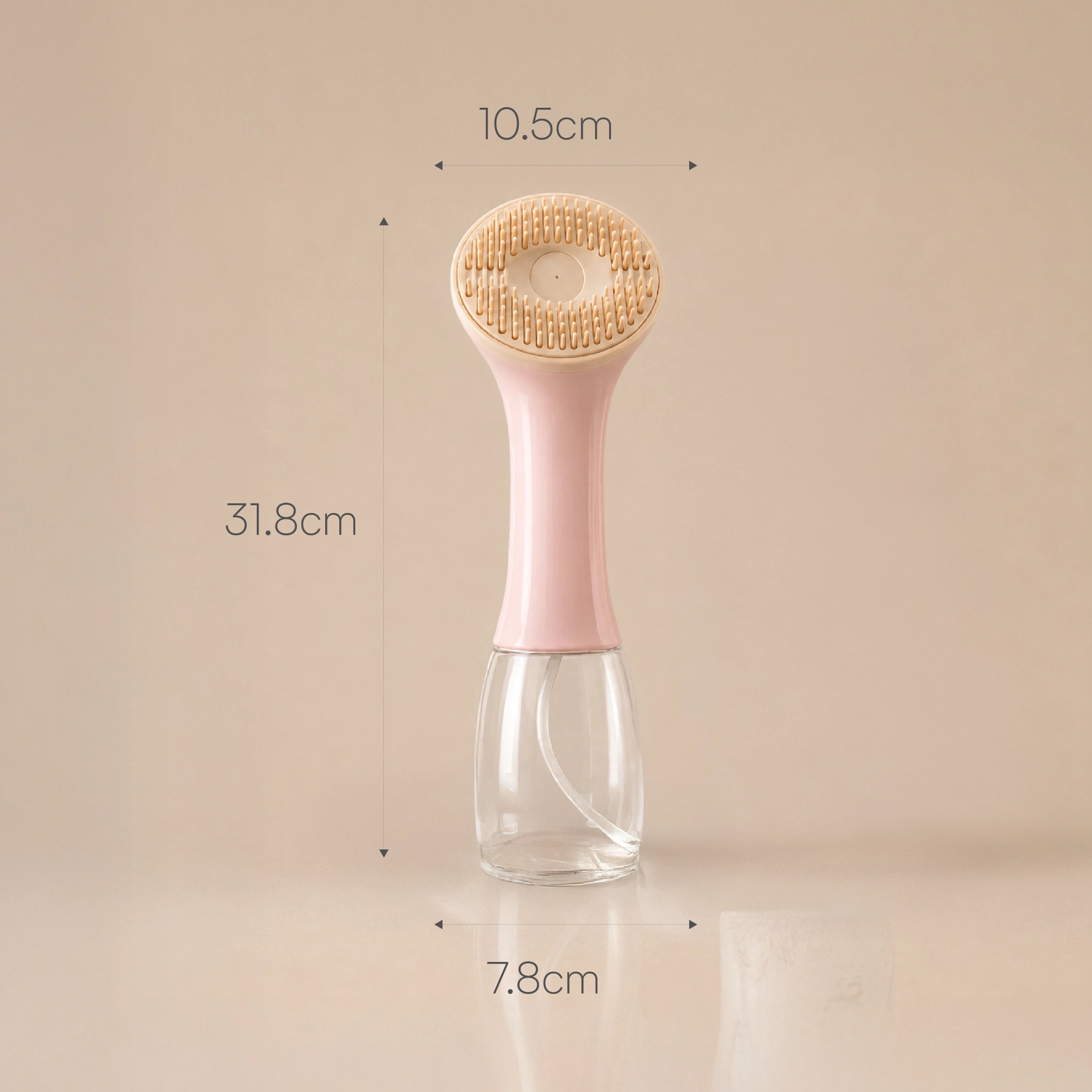 BathEase Brush – 2-in-1 Bath Brush & Shampoo Dispenser | Includes Tick & Flea Shampoo(500ml)