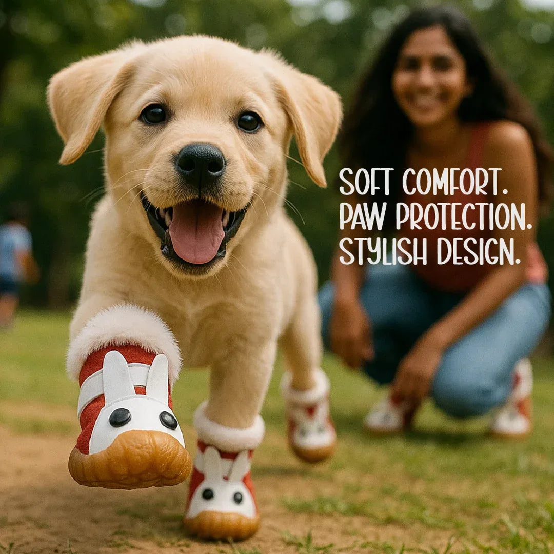 BunnyGlide Boots | Premium Small Pet Shoes for Paw Safety & Style - Tilting Heads