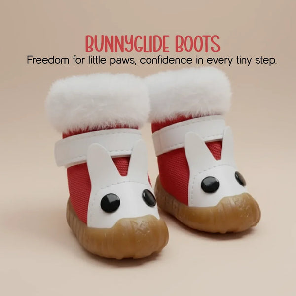 BunnyGlide Boots | Premium Small Pet Shoes for Paw Safety & Style - Tilting Heads